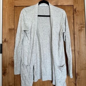 Women's Gray Cardigan Sweater